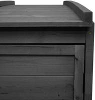 HW Mülltonnenbox HWC-H75b Erweiterung XL Holz FSC-zertifiziert - anthrazit