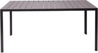 HW Gartentisch HWC-F90 WPC-Tischplatte grau anthrazit 160x90cm