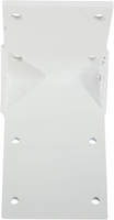 HW 3er-Set Deckenadapter für Kassetten-Markise T124 weiß
