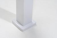 MI Pergola 88 BASIC Lamellen-Dach 8,8 cm-Alu-Gestell Weiß 3x3m