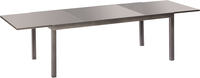 MX Gartenmöbel Amalfi Set 7tlg. Klappsessel Alu Graphit/Grau Tisch 200/300x110cm