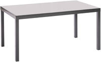 MX Gartenmöbel Amalfi Set 5tlg. Klappsessel Alu Graphit/Grau Tisch 150x90cm