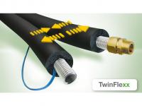 Solarleitung TwinFlexx Edelstahlwellrohr 20mm DN20 25m