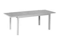 MX Alu Gartenmöbel Set Carrara taupe 5 tlg. Tisch 160/220x90cm