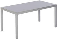 MX Alu Gartenmöbel Set Amalfi 5 tlg. blau Tisch 150x90cm