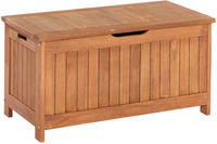 MX Auflagenbox Kissenbox 88x45x45 cm Eukalyptusholz geölt