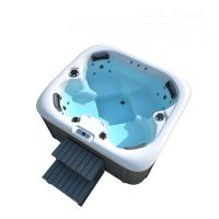 Deluxe Outdoor Whirlpool Sea Star plus Treppe und Thermoabdeckung