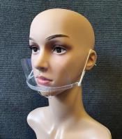 Mund Nasen Schutz Visier transparent Gesichtsschutz (Variante: 1x Mund-Nasen Visier)