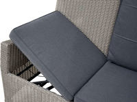 Ploss Gartenmöbel 3-Sitzer Lounge-Sofa VIGO COMFORT Polyrattan-Geflecht